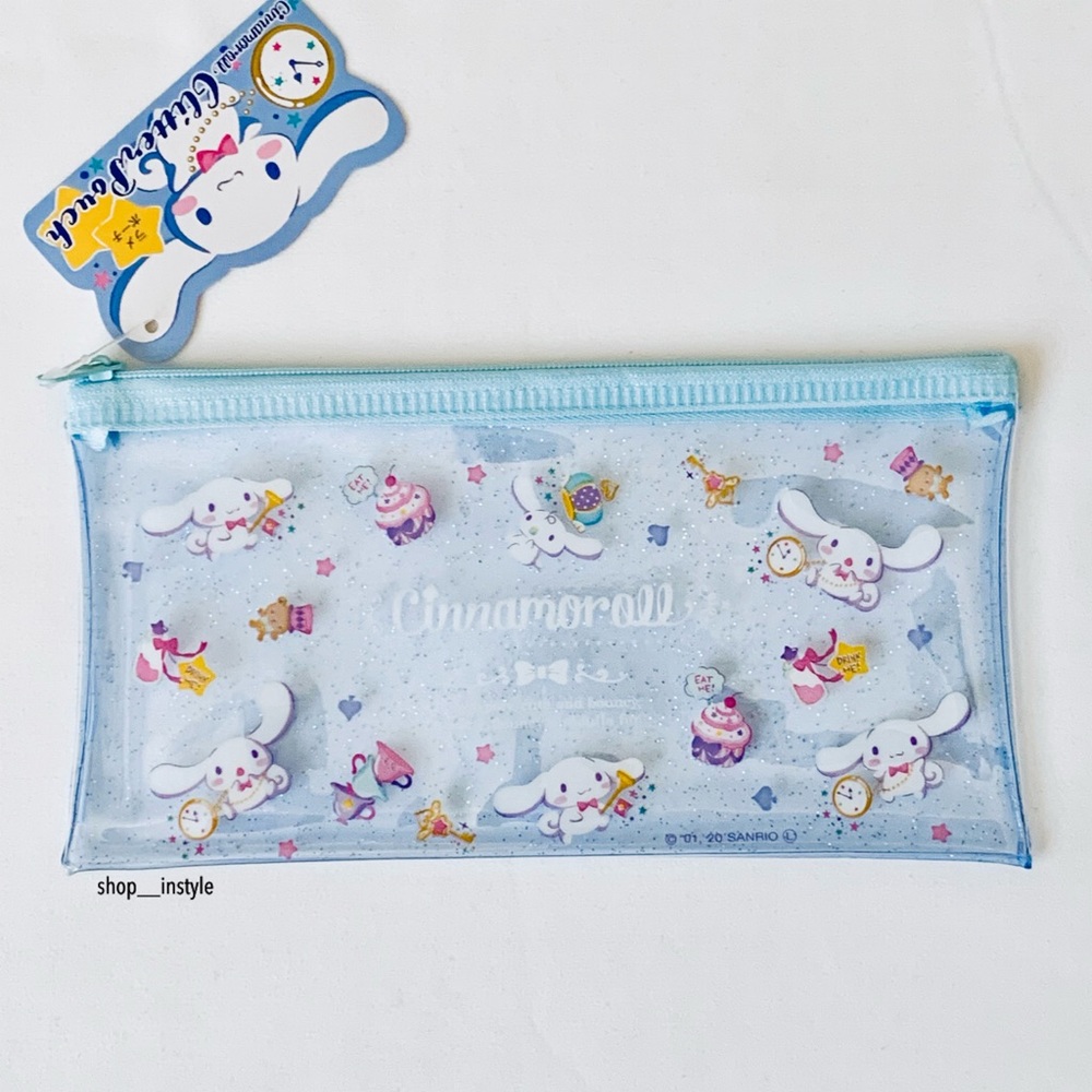 Sanrio Cinnamoroll Glitter Zip Pouch